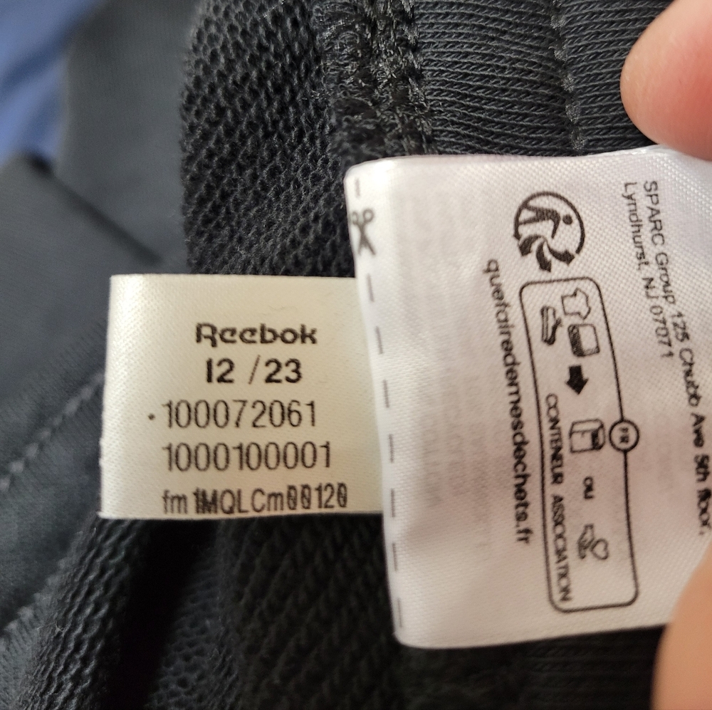 Reebok Black Plus-Size Women's French Terry Shorts Active Identify Plus Size 4X - Picture 6 of 6